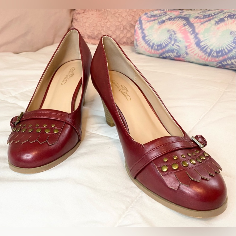 Journee Collection Red High Heel Shoes